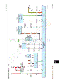 2020-2023年星途LX追风电路图-自动空调系统 CLM 