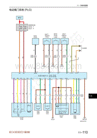 2020-2023年星途LX追风电路图-电动尾门系统 PLG 