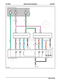 2018-2019年长安CS55电路图-6.4.28 Seat Control System