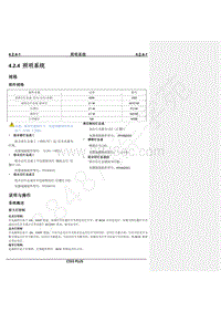 2020年款长安CS55PLUS维修手册-4.2.4 照明系统