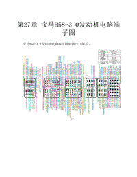宝马B58-3.0发动机电脑端子图