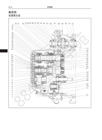 2018年哈弗H2s维修手册-变速器 CM52 -3 截面图