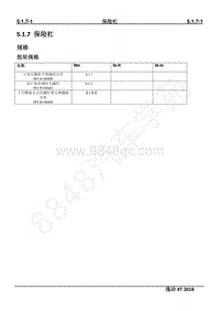 2018年长安第二代逸动XT维修手册-5.1.7 保险杠