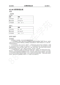 2018年长安CS75-PHEV维修手册-4.2.18全景系统总成