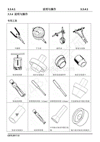 2018年长安CS75维修手册-3.3.4 说明与操作