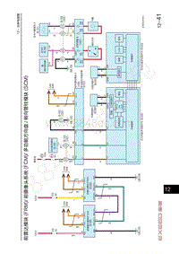 2021年星途揽月电路图1.6T车型-前雷达模块 FRM 前摄像头系统 FCM 多功能方向盘转向管柱模块 SCM 