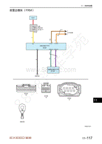 2021年星途揽月电路图1.6T车型-前雷达模块（FRM）