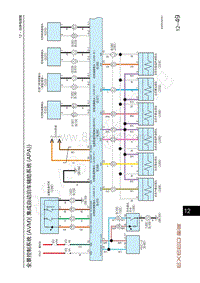 2021年星途揽月电路图1.6T车型-全景控制系统 AVM 集成自动泊车辅助系统 APA 