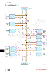 2022年星途揽月电路图-CAN系统 底盘CAN 