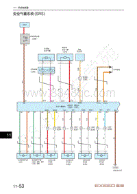 2021-2023年星途追风LX电路图-安全气囊系统 SRS 