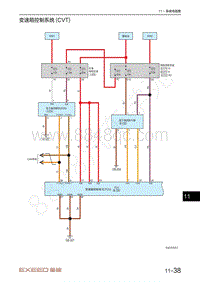 2021-2023年星途追风LX电路图-变速箱控制系统 CVT 