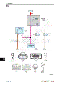 2021-2023年星途追风LX电路图-喇叭