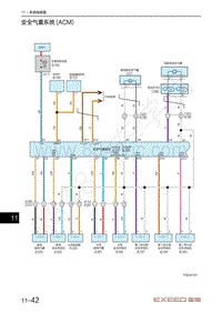 2022年星途揽月电路图-安全气囊系统 ACM 