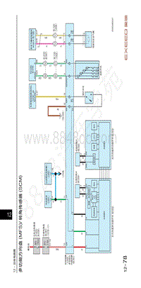 2023年星途瑶光电路图-多功能方向盘 MFS 转角传感器 SCM 