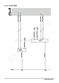 2013长安睿骋电路图册-6.19.1 TPMS 系统
