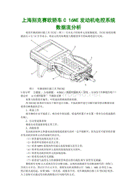 上海别克赛欧轿车C 16NE发动机电控系统数据流分析