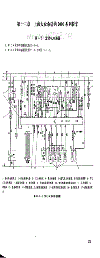 上海大众桑塔纳2000系列轿车电路图