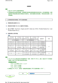 丰田霸道发动机故障代码P0123（1GR-FE）维修方法