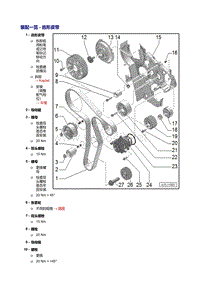 奥迪1.6L排量柴油共轨TDI发动机正时皮带装配手册