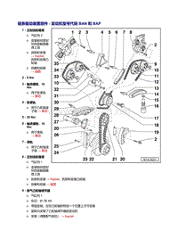 大众6.0L12缸BRN汽油发动机正时链条装配手册