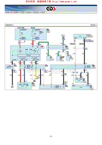 2016年现代朗动（MDC）G1.6MPI电路图变速器车速系统