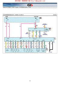 2016年现代朗动（MDC）G1.6MPI电路图自动变速器控制系统