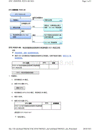 2018年本田CRV混合动力车型故障代码P2531