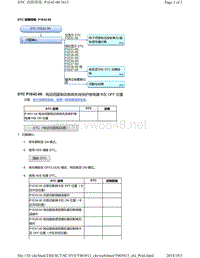 2018年本田CRV混合动力车型故障代码P1E42