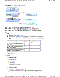 2018年本田CRV混合动力车型故障代码U1204 (55), U1205 (83), U12A5 (316)