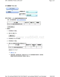 2018年本田CRV混合动力车型故障代码P1DA1