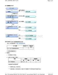 2018年本田CRV混合动力车型故障代码P0107