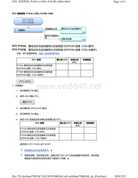 2018年本田CRV混合动力车型故障代码P1D3A (1085), P1D3B (1086)