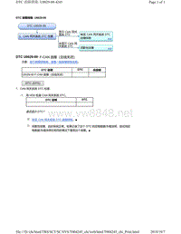 2018年本田CRV混合动力车型故障代码U0029-009（EPS控制单元）