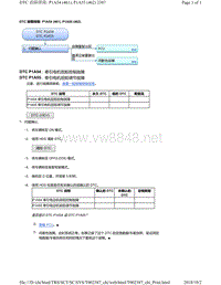 2018年本田CRV混合动力车型故障代码P1A54, P1A55