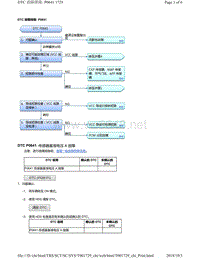 2018年本田CRV混合动力车型故障代码P0641