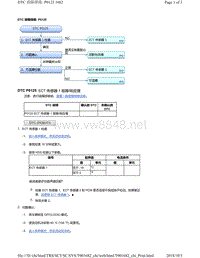 2018年本田CRV混合动力车型故障代码P0125