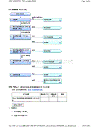 2018年本田CRV混合动力车型故障代码P0AA1