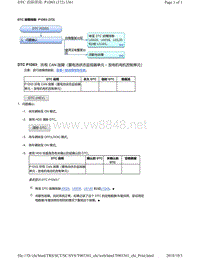 2018年本田CRV混合动力车型故障代码P1D03