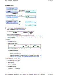 2018年本田CRV混合动力车型故障代码P0406