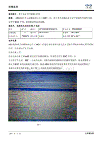 高尔夫7- ABS车身稳定程序停用故障