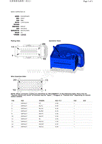 2018年新阿尔法罗密欧4C BODY COMPUTER C5 插接件