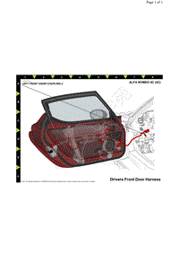 2018年新阿尔法罗密欧4C LEFT FRONT DOOR COUPLING位置图3