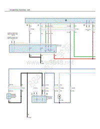 2018年菲亚特SPIDER CONV电路图 STARTING SYSTEM - MT电路图