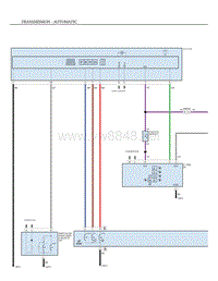 2018年菲亚特SPIDER CONV电路图 TRANSMISSION - AUTOMATIC电路图