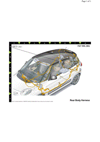 2018年菲亚特500L电路图 锁销-车门-尾门位置图