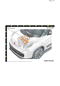 2018年菲亚特500L电路图 直列-发动机喷油器 位置图1