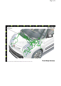 2018年菲亚特500L电路图 开关-制动灯位置图