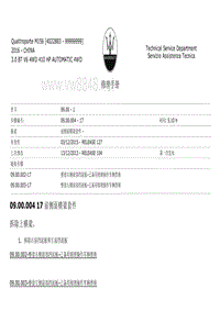 2017玛莎拉蒂总裁车身维修手册 09.00前侧面模梁套件