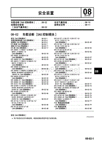 2018马自达CX4车间手册 安全装置