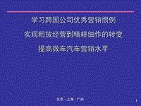 汽车销售培训资料